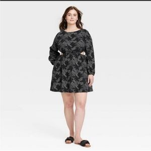 🆕👗Balloon Long Sleeve Mini A-Line Dress